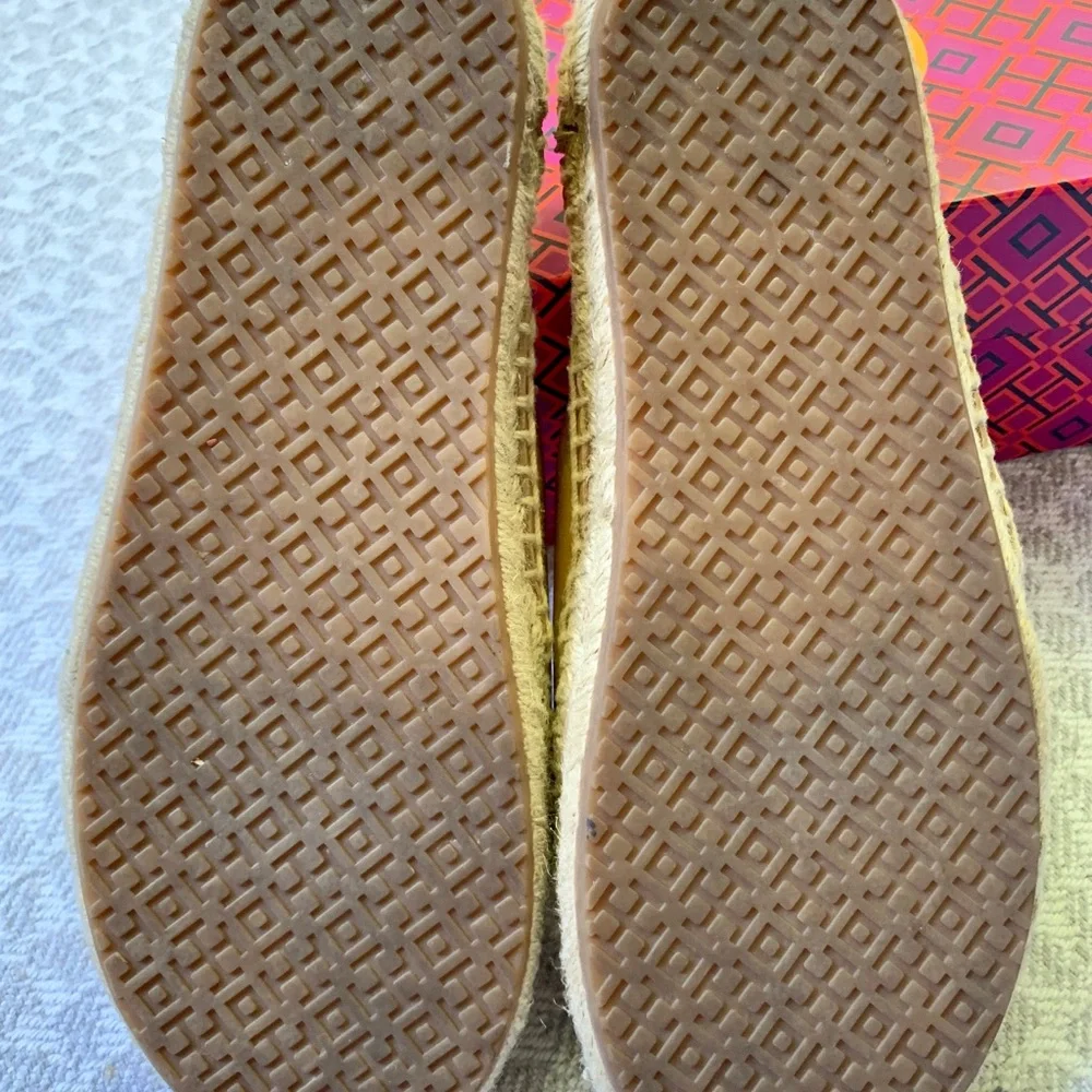 Tory Burch Bima Metallic Gold flats